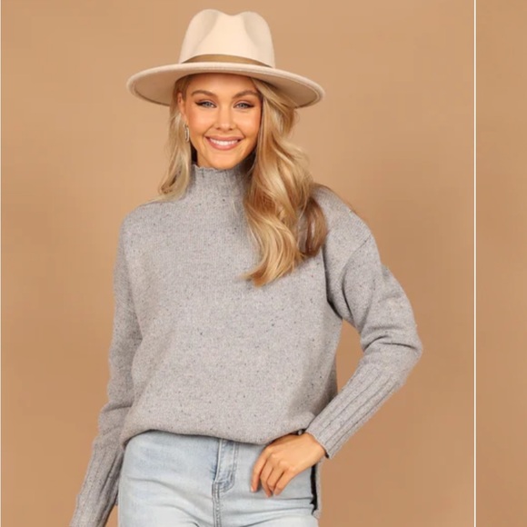 Petal & Pup Sweaters - Petal + Pup | New With Tags Conny Knit Wool Viscose Mock Neck Sweater size L/XL